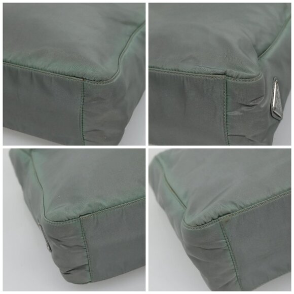 PRADA Hand Bag Nylon Green Auth bs23688 - Picture 16 of 16